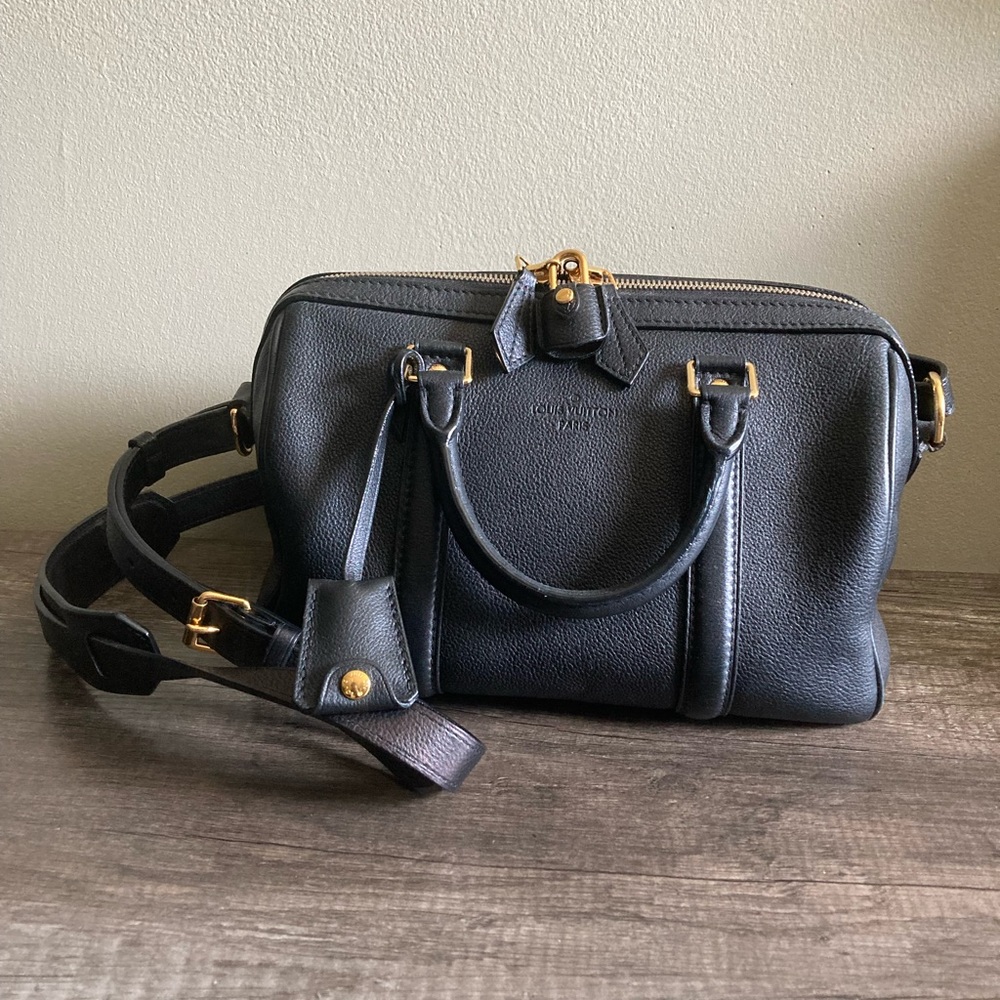 Louis Vuitton Sofia Coppola Bag Black Leather